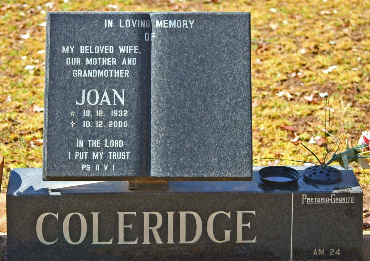 COLERIDGE Joan 1932-2000
