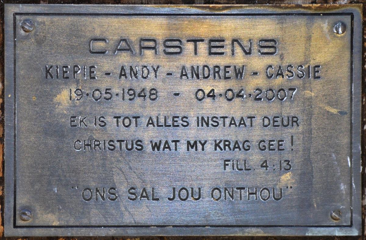 CARSTENS 1948-2007