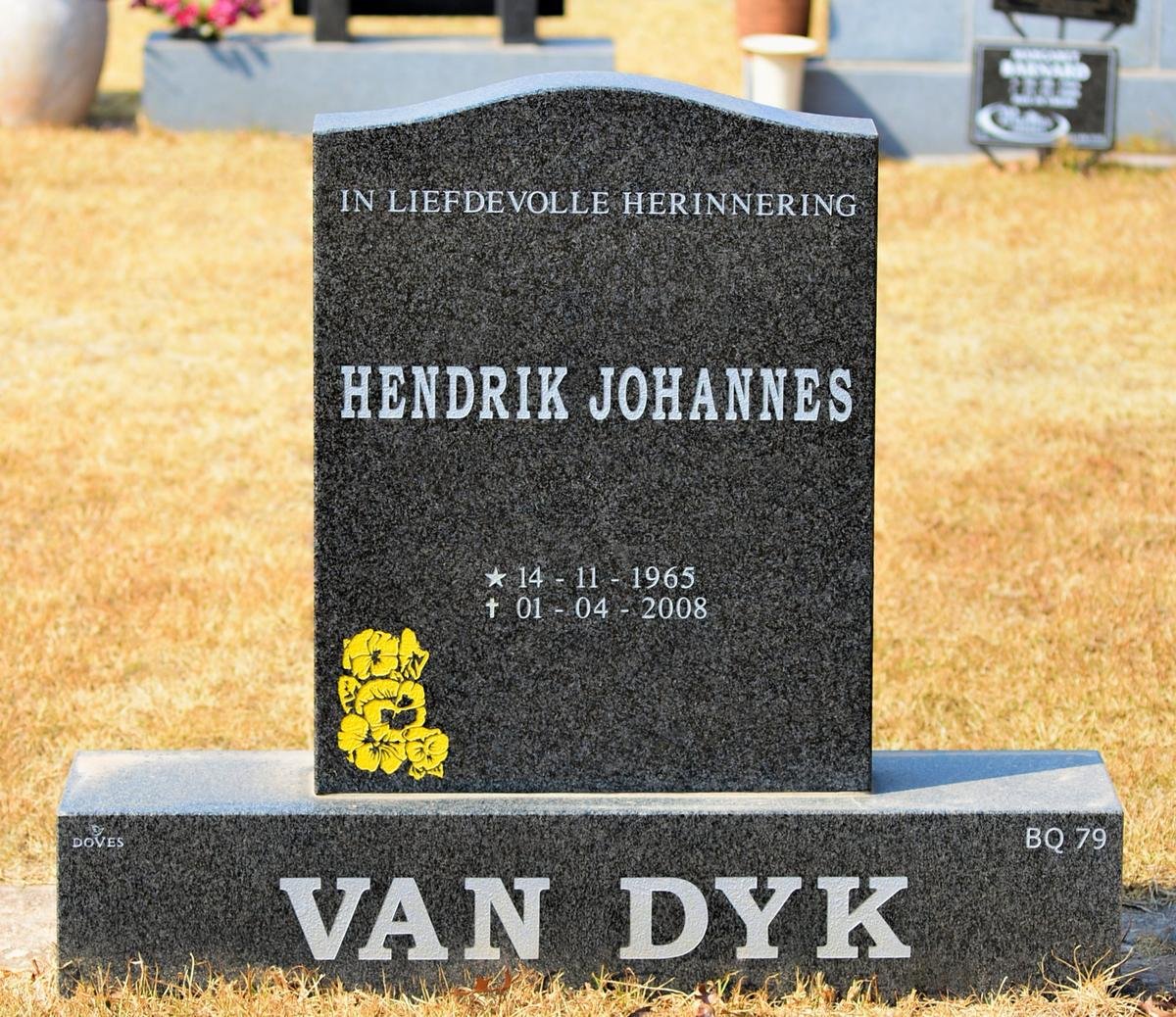 DYK Hendrik Johannes, van 1965-2008
