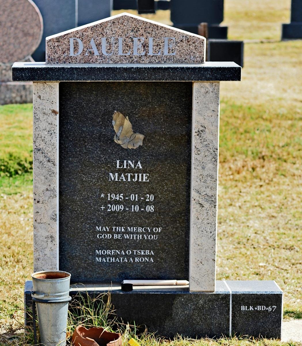 DAULELE Lina Matjie 1945-2009