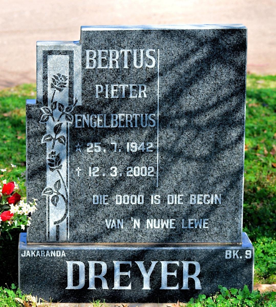 DREYER Bertus Pieter Engelbertus 1942-2002