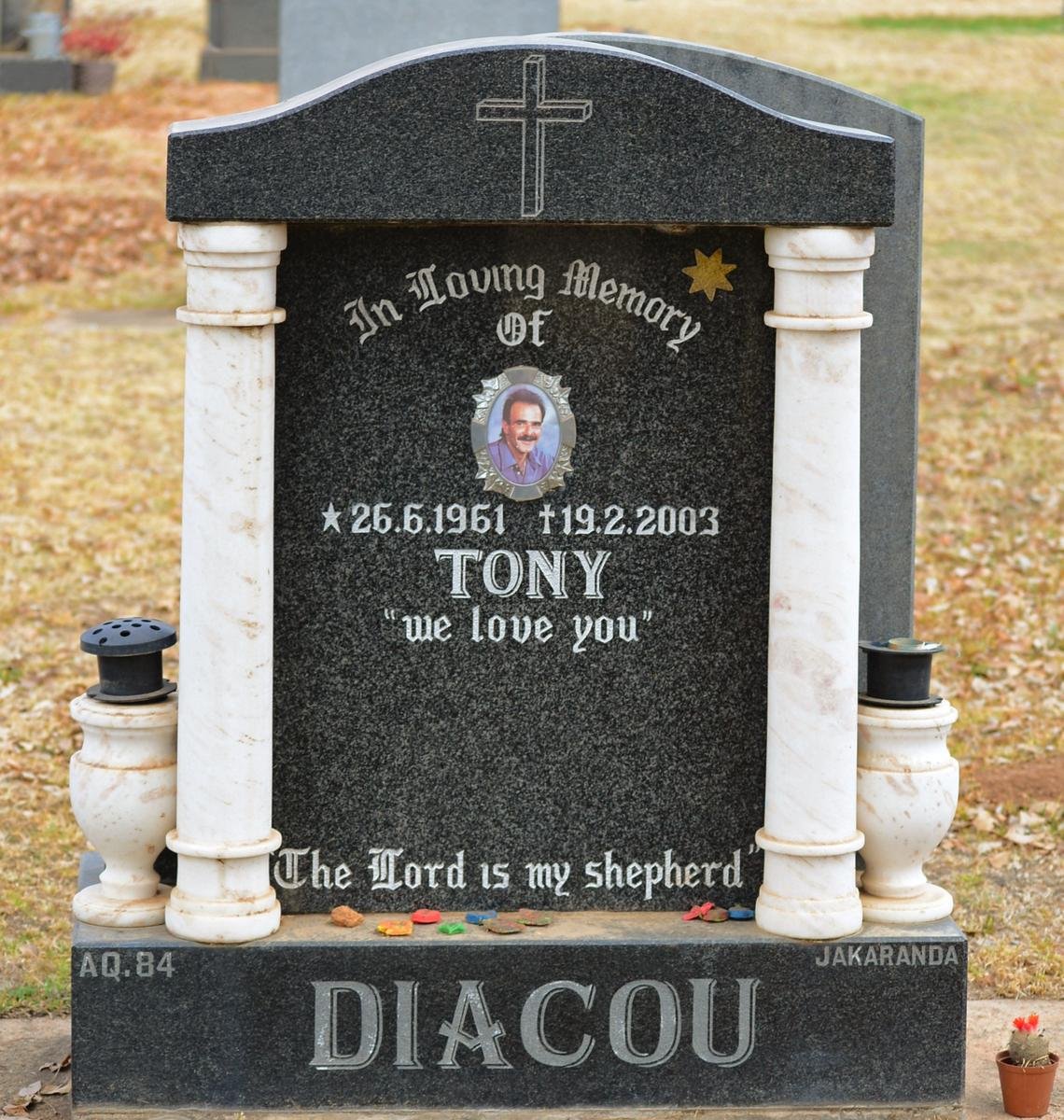 DIACOU Tony 1961-2003