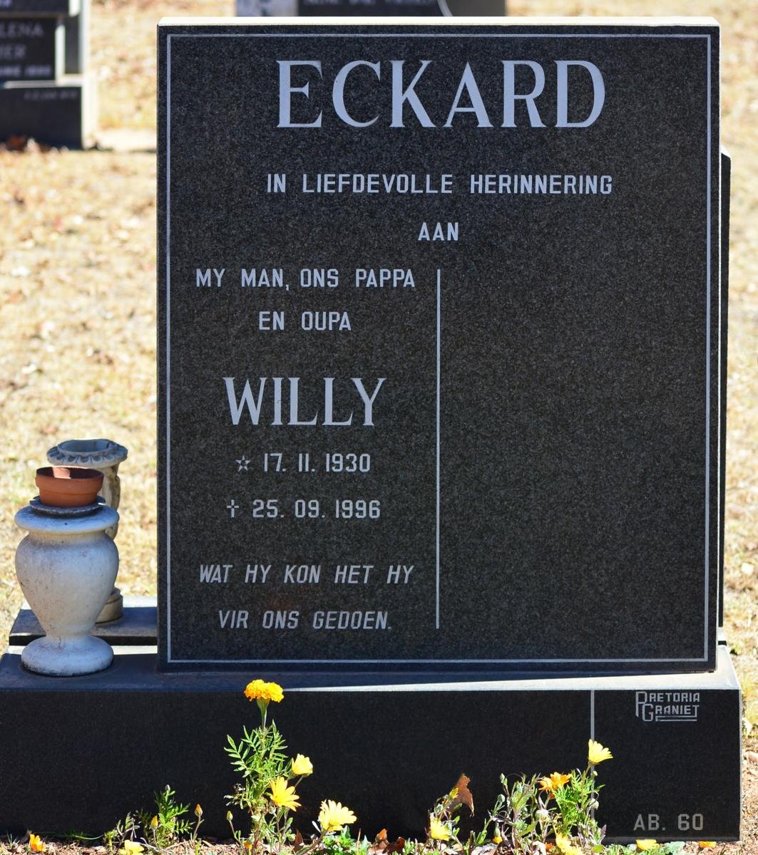 ECKARD Willy 1930-1996