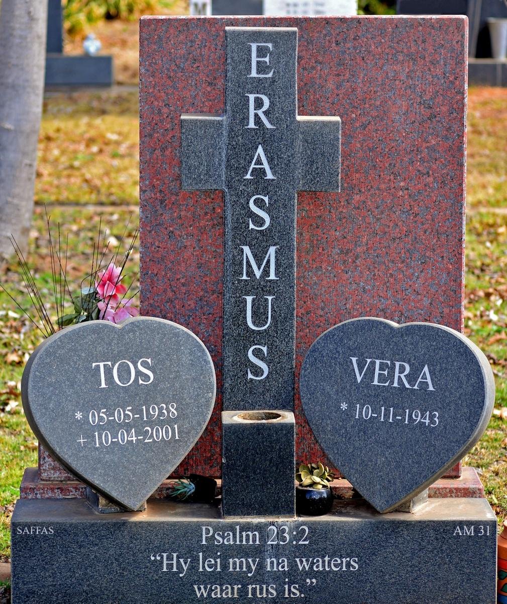 ERASMUS Tos 1938-2001 &amp; Vera 1943-