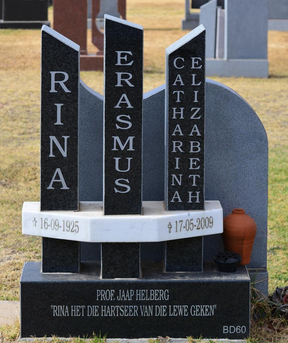 ERASMUS Catharina Elizabeth  1925-2009