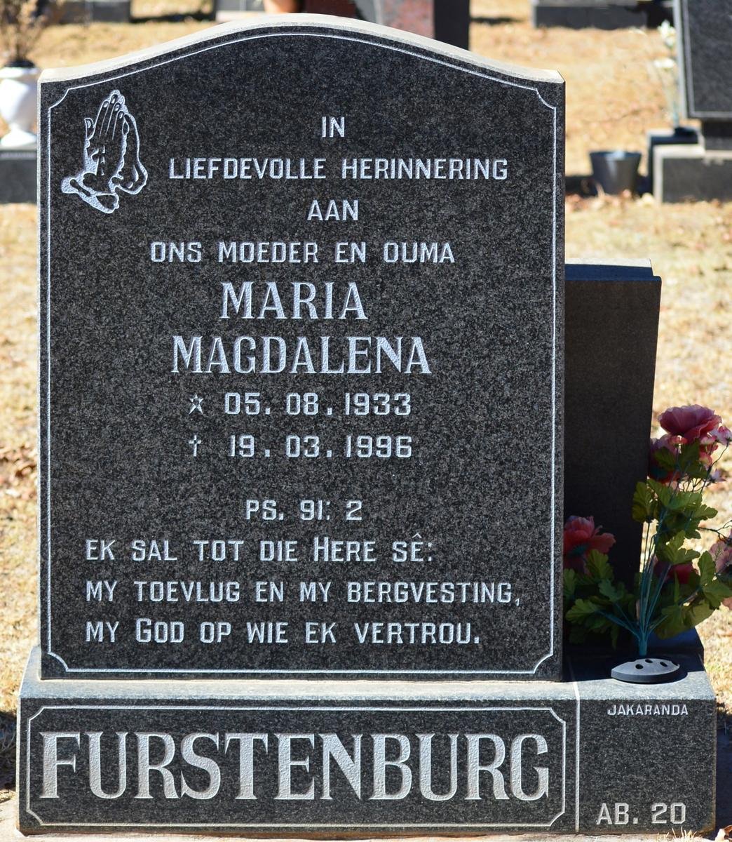 FURSTENBURG Maria Magdalena 1933-1996