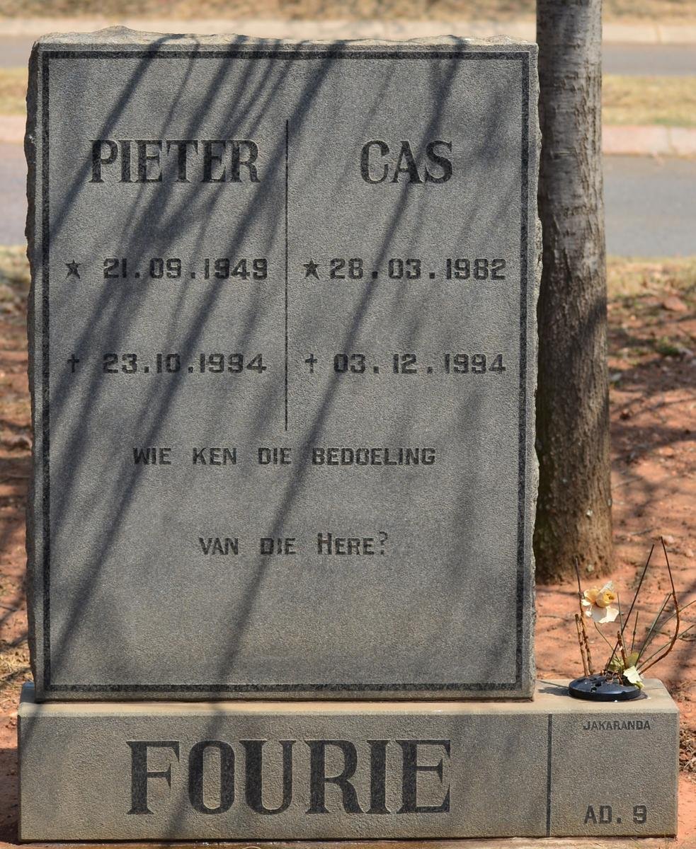 FOURIE Pieter 1949-1994 :: FOURIE Cas 1982-1994