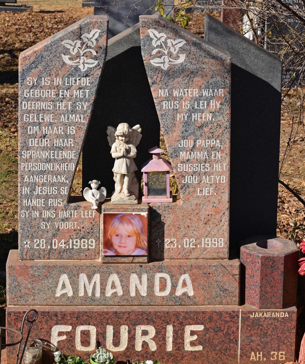 FOURIE Amanda 1989-1998