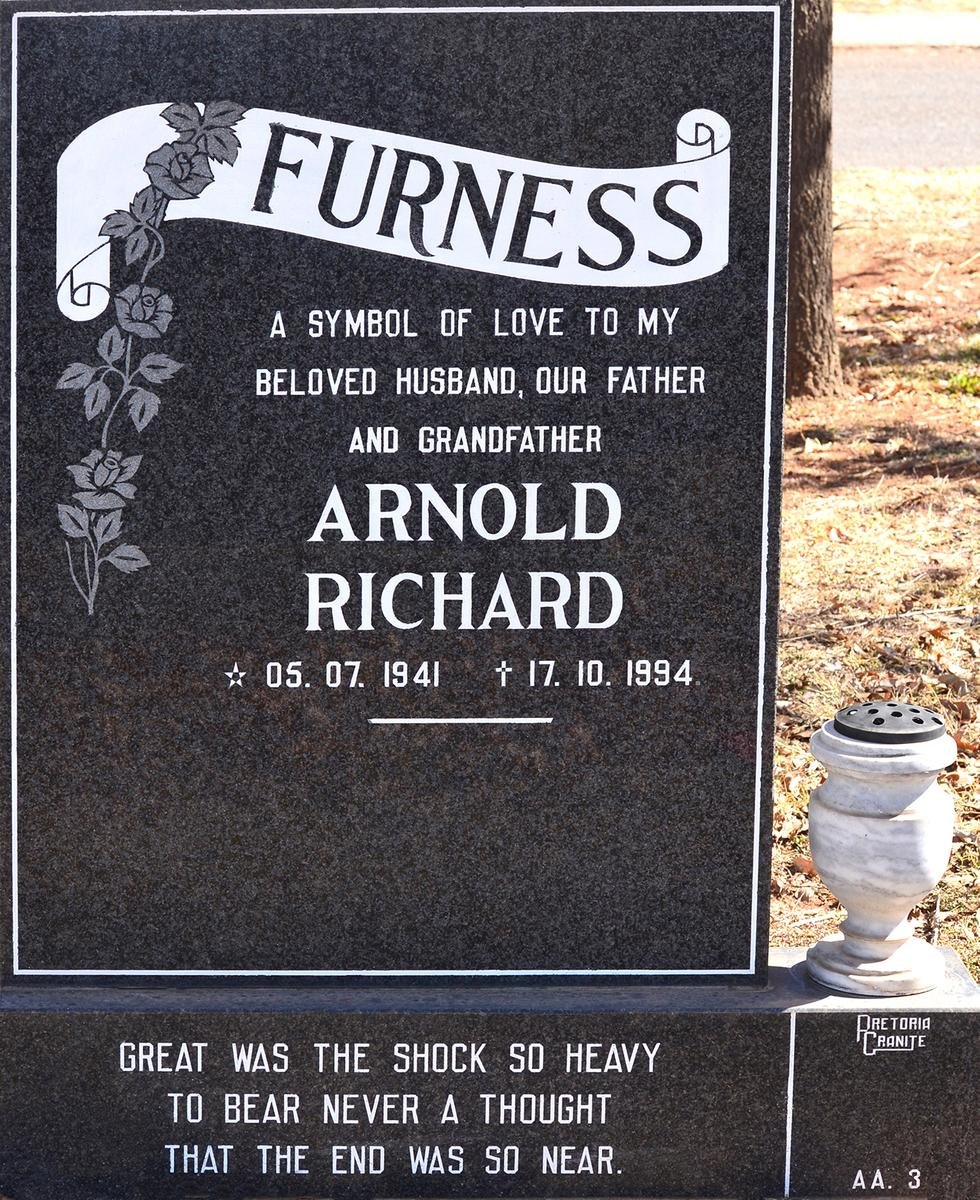 FURNESS Arnold Richard 1941-1994