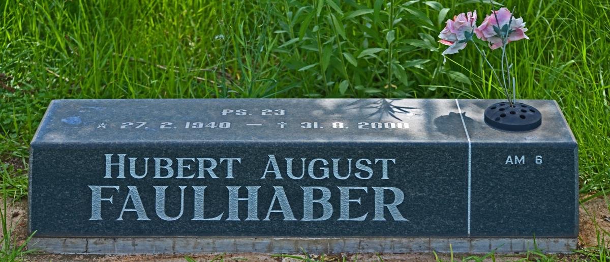 FAULHABER Hubert August 1940-2000