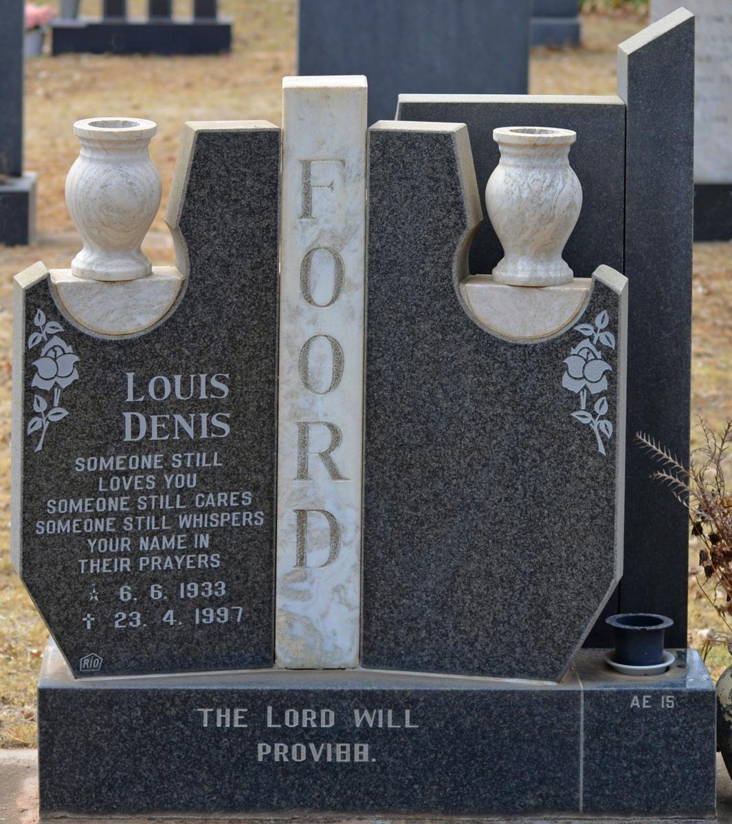 FOORD Louis Denis 1933-1997