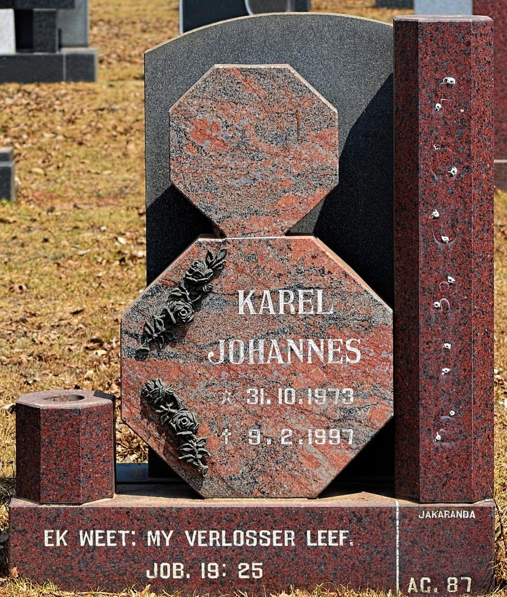 FOURIE Karel Johannes 1973-1997