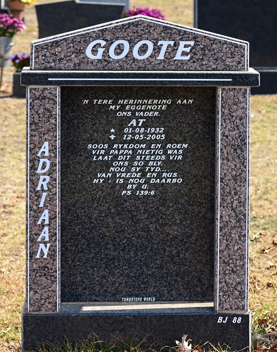 GOOTE Adriaan 1932-2005