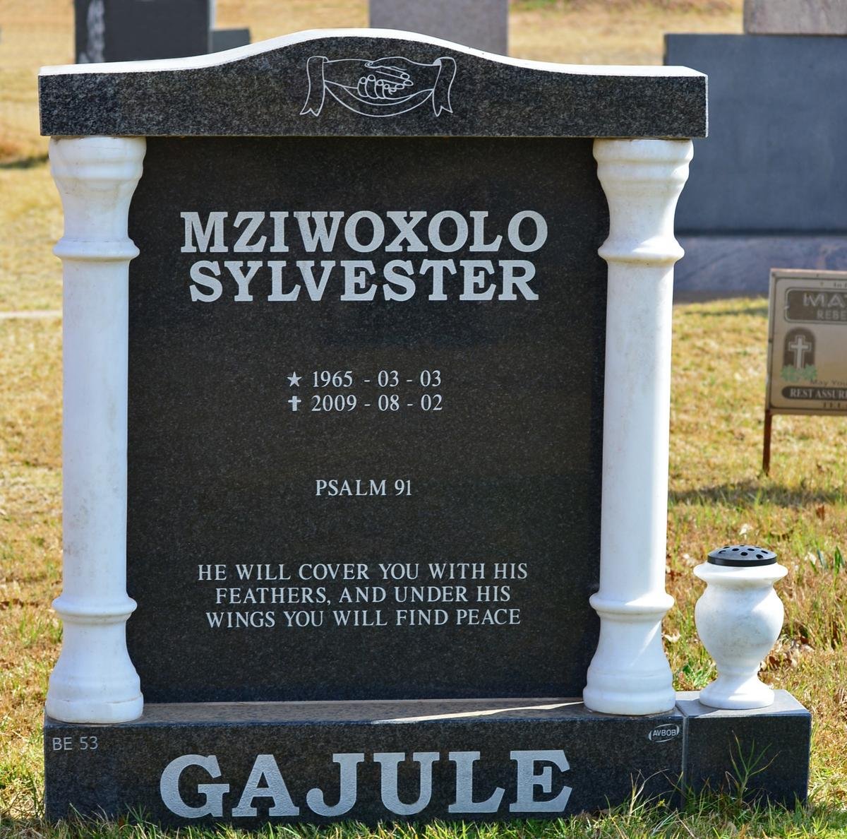 GAJULE Mziwoxolo Sylvester 1965-2009