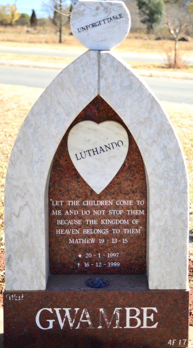 GWAMBE Luthando 1997-1999
