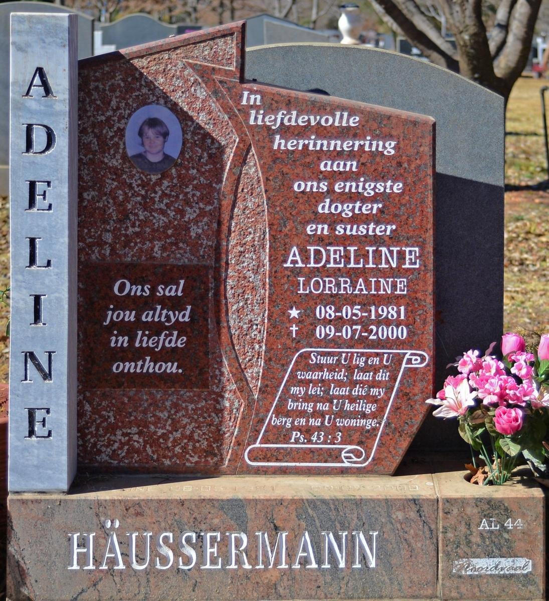 HÄUSSERMANN Adeline Lorraine 1981-2000
