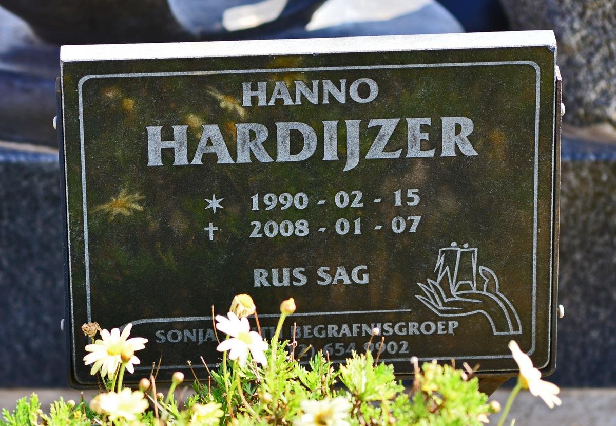 HARDIJZER Hanno 1990-2008