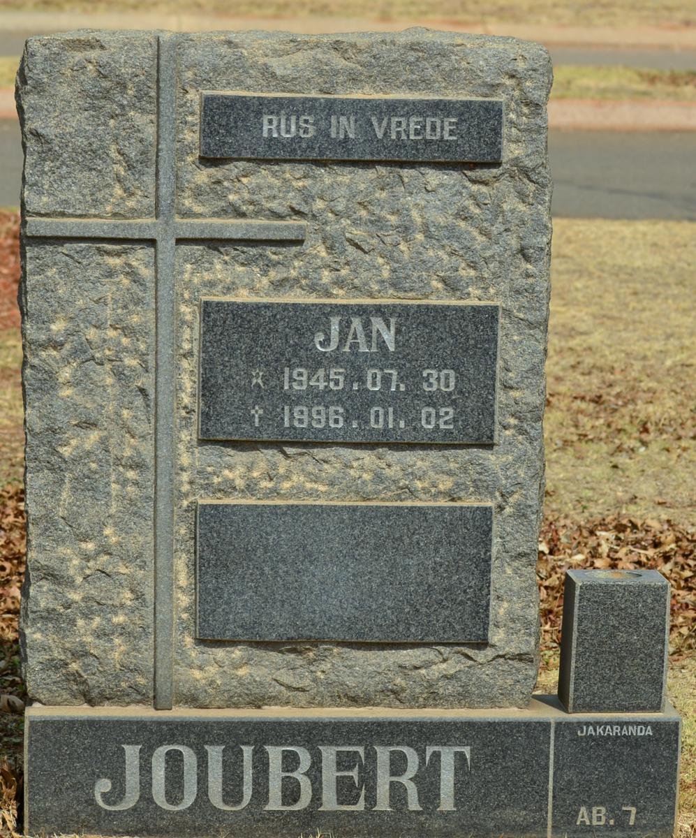 JOUBERT Jan 1945-1996