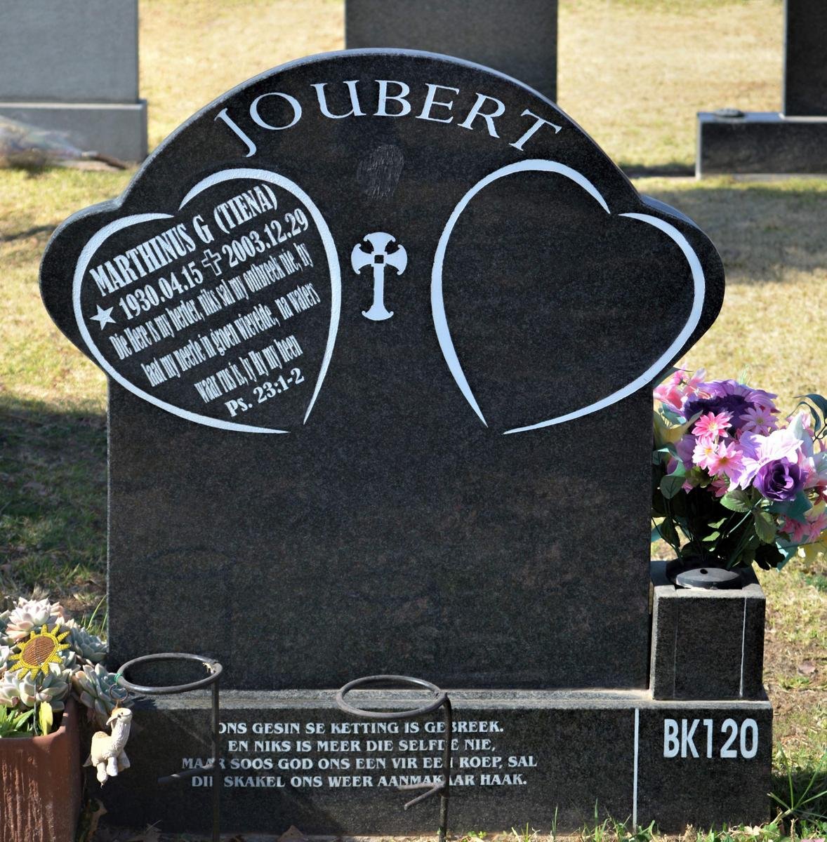 JOUBERT Marthinus G. 1930-2003