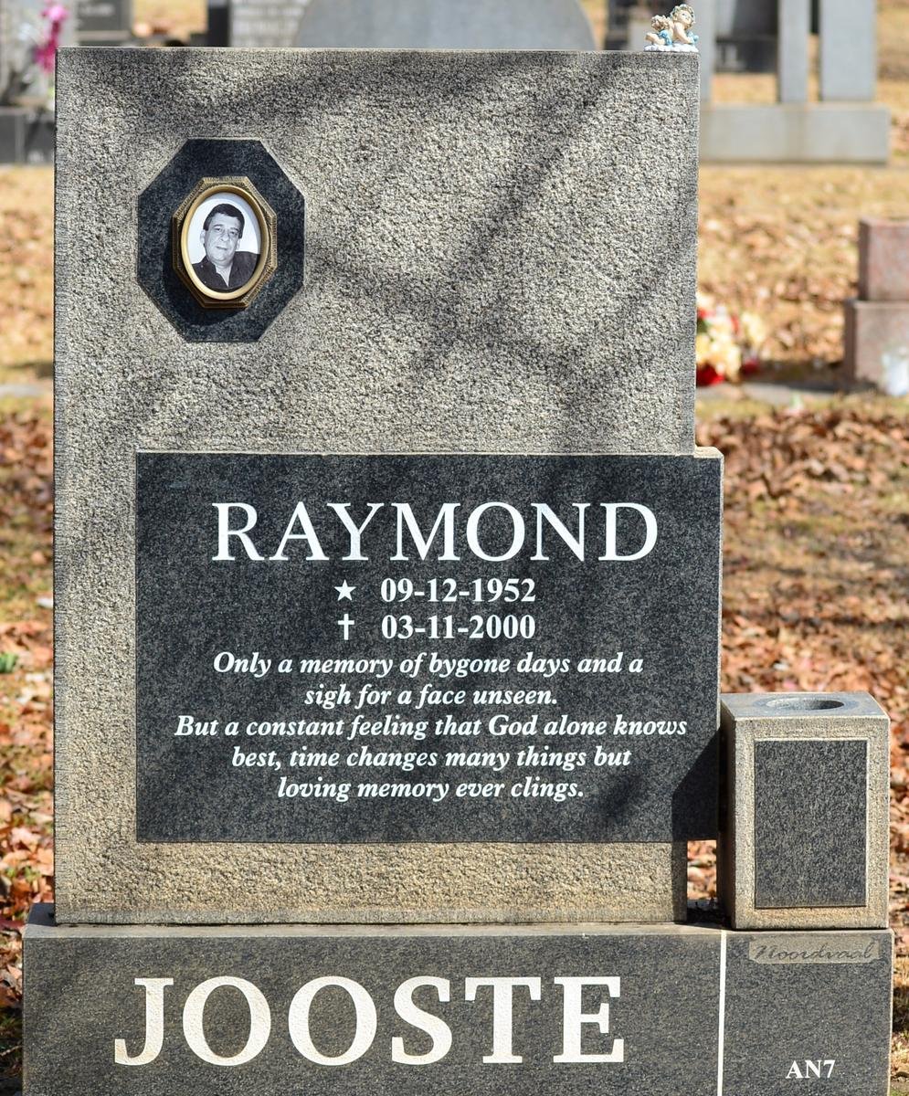 JOOSTE Raymond 1952-2000