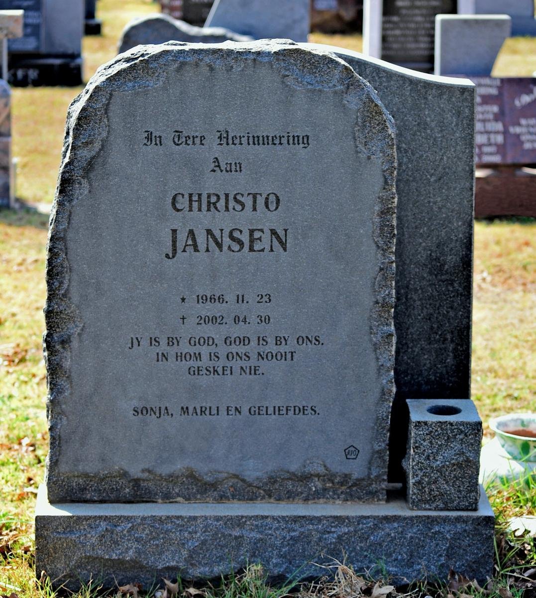 JANSEN Christo 1966-2002