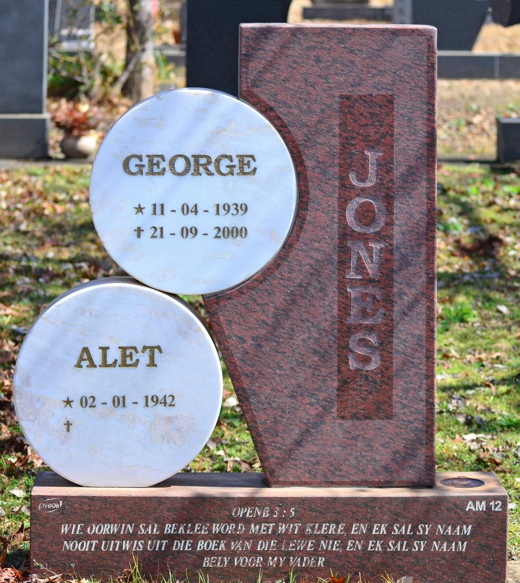 JONES George 1939-2000