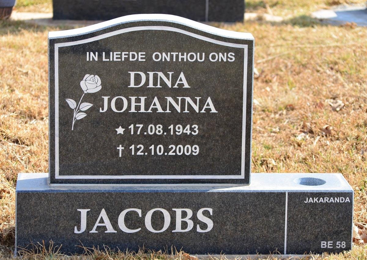 JACOBS Dina Johanna 1943-2009