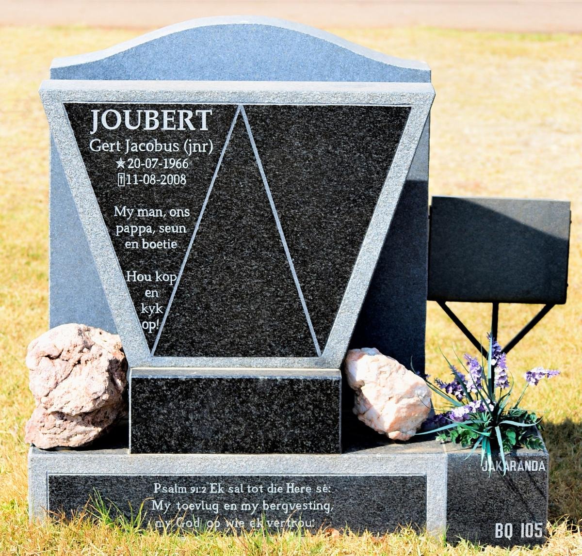 JOUBERT Gert Jacobus 1966-2008
