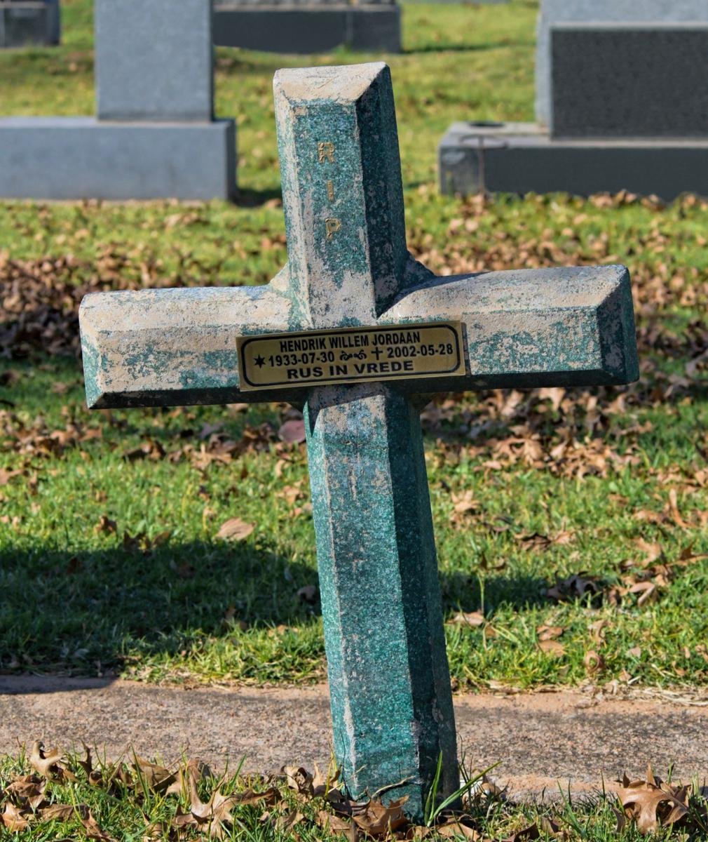 JORDAAN Hendrik Willem 1933-2002