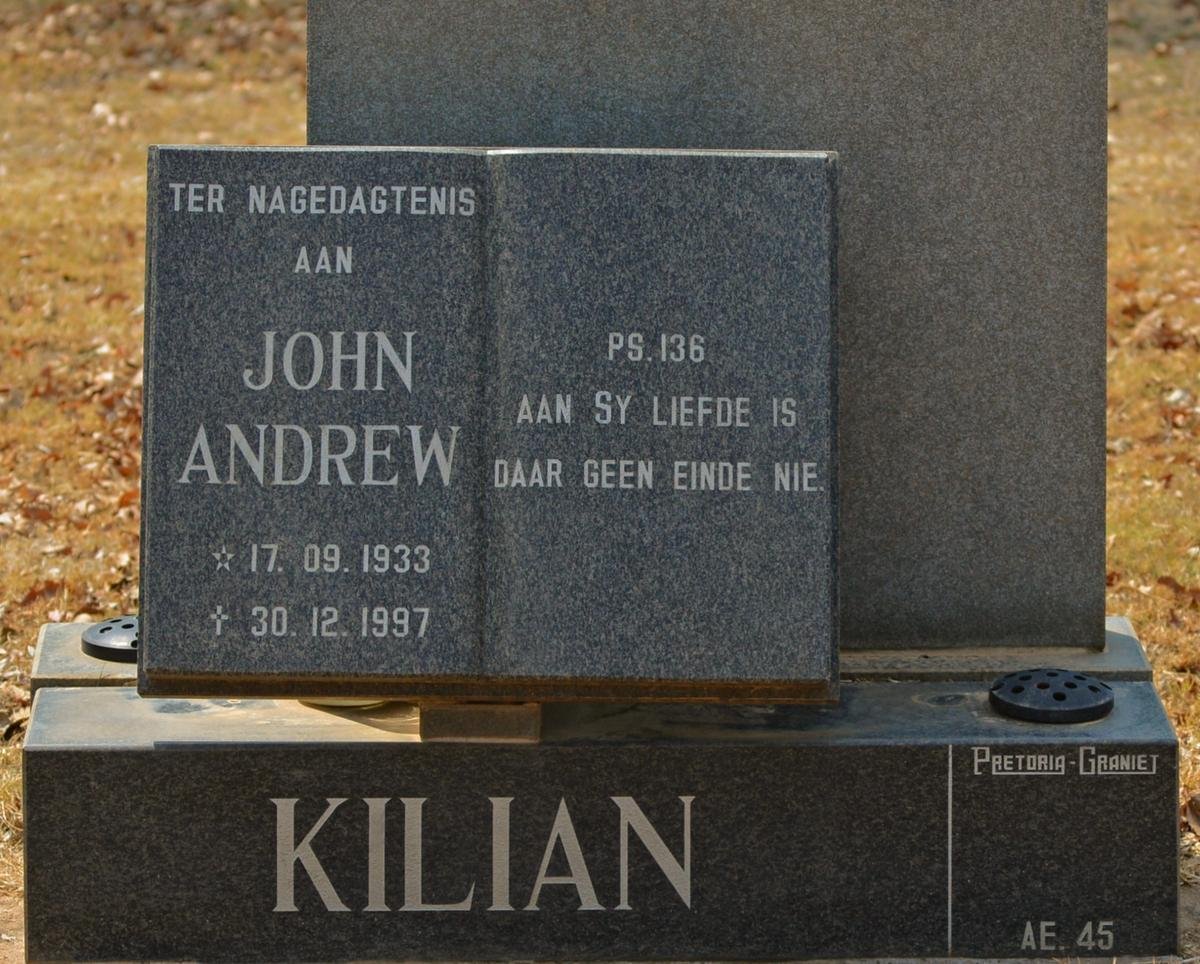 KILIAN John Andrew 1933-1997
