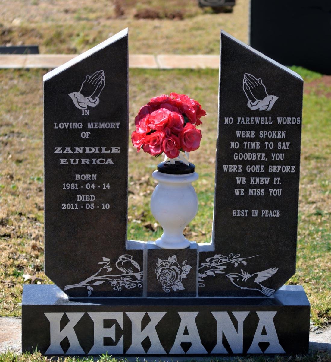 KEKANA Zandile Eurica 1981-2011
