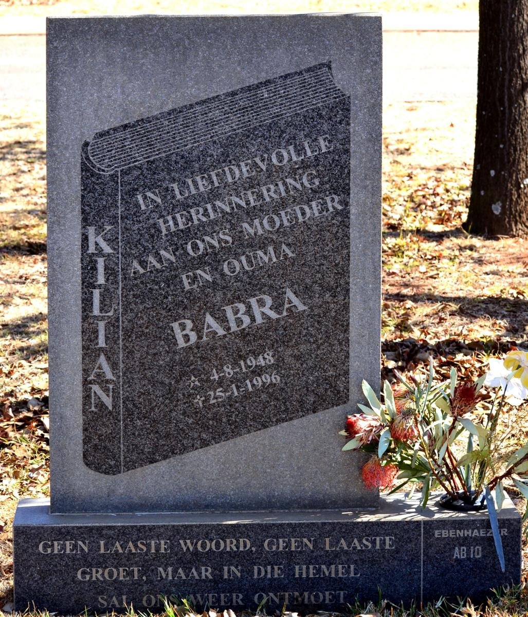 KILIAN Babra 1948-1996