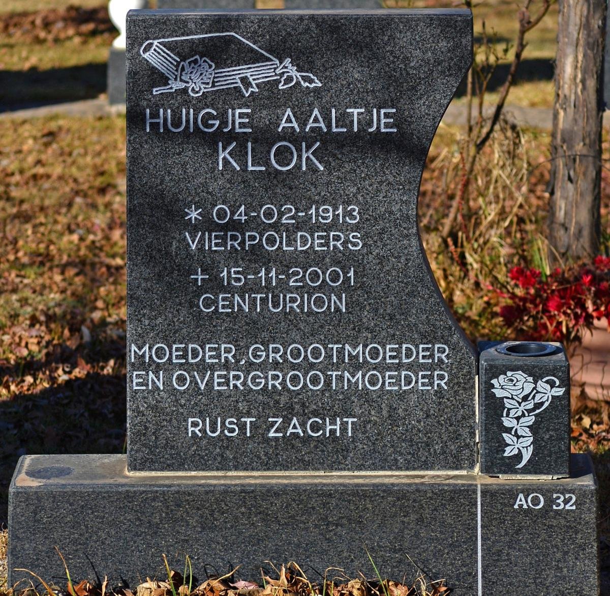 KLOK Huigje Aaltje 1913-2001