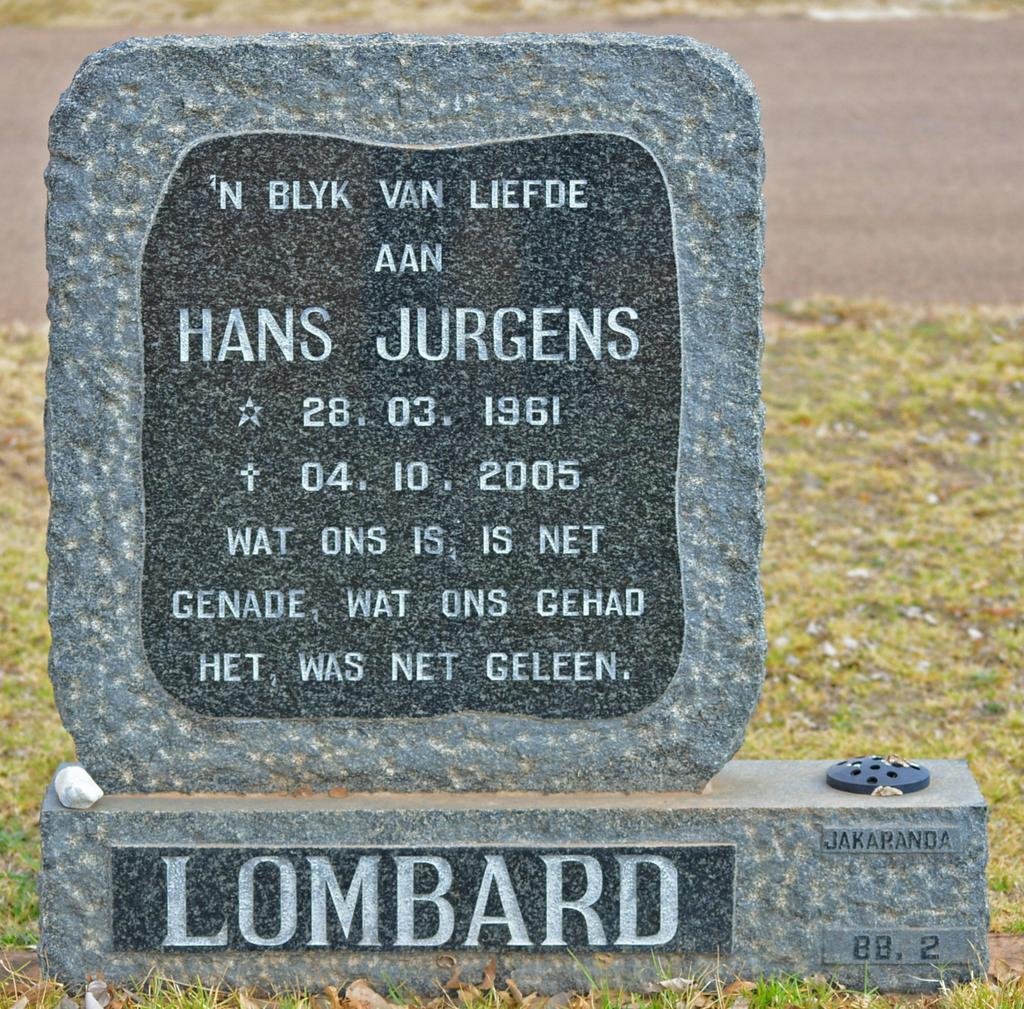 LOMBARD Hans Jurgens 1961-2005