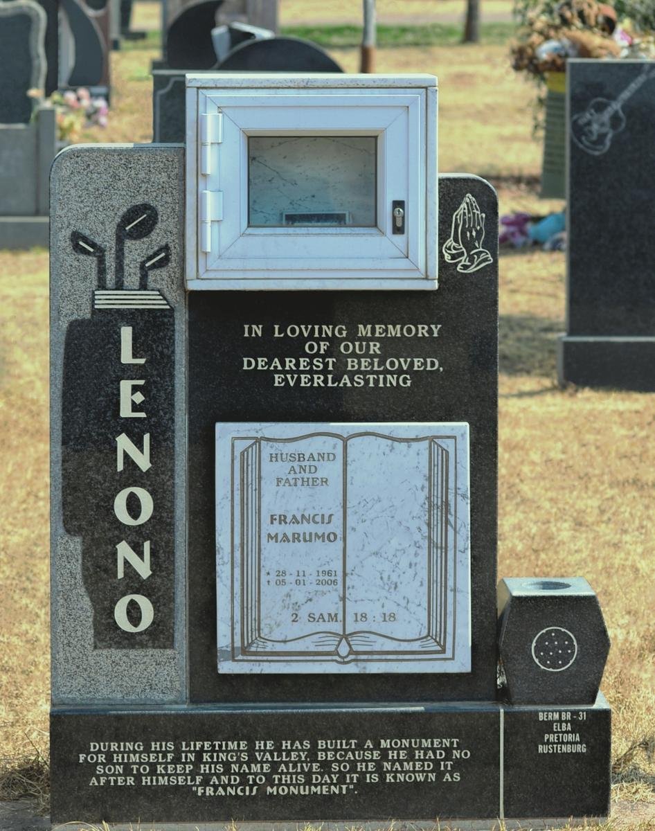 LENONO Francis Marumo 1961-2006