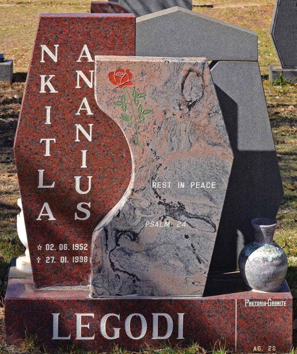 LEGODI Nkitla Ananius 1952-1998