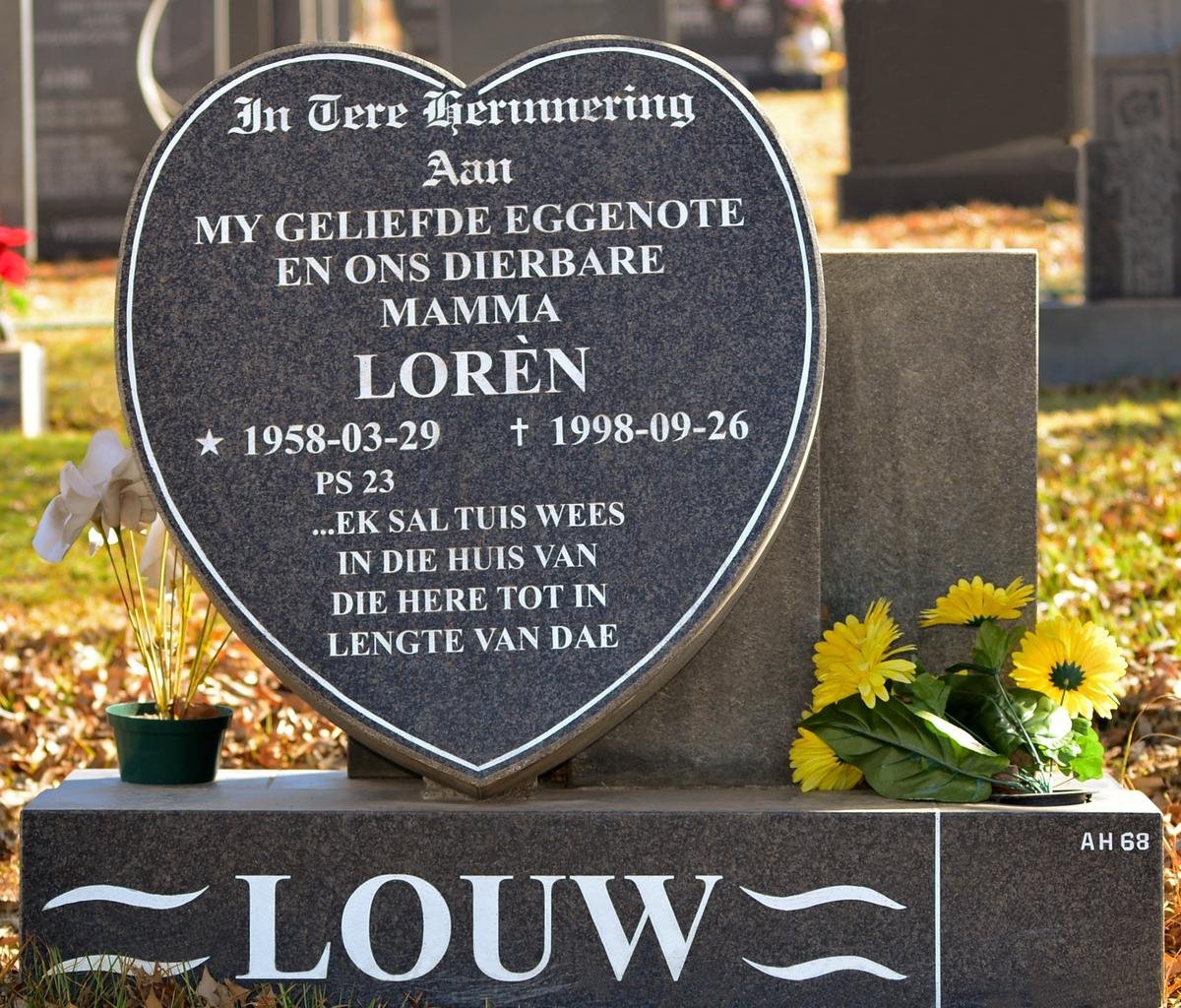 LOUW Lorèn 1958-1998