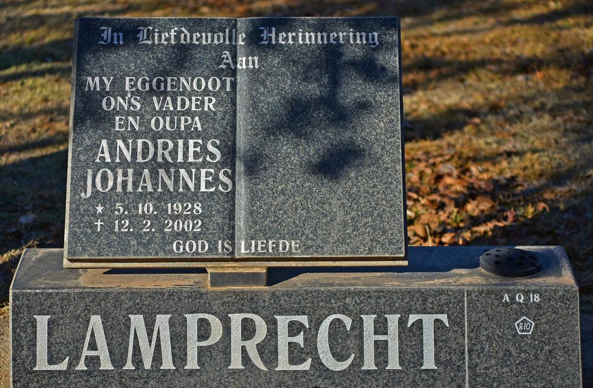 LAMPRECHT Andries Johannes 1928-2002