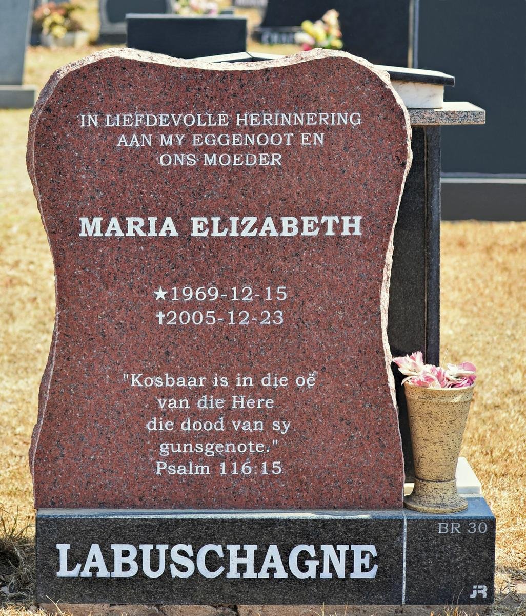 LABUSCHAGNE Maria Elizabeth 1969-2005