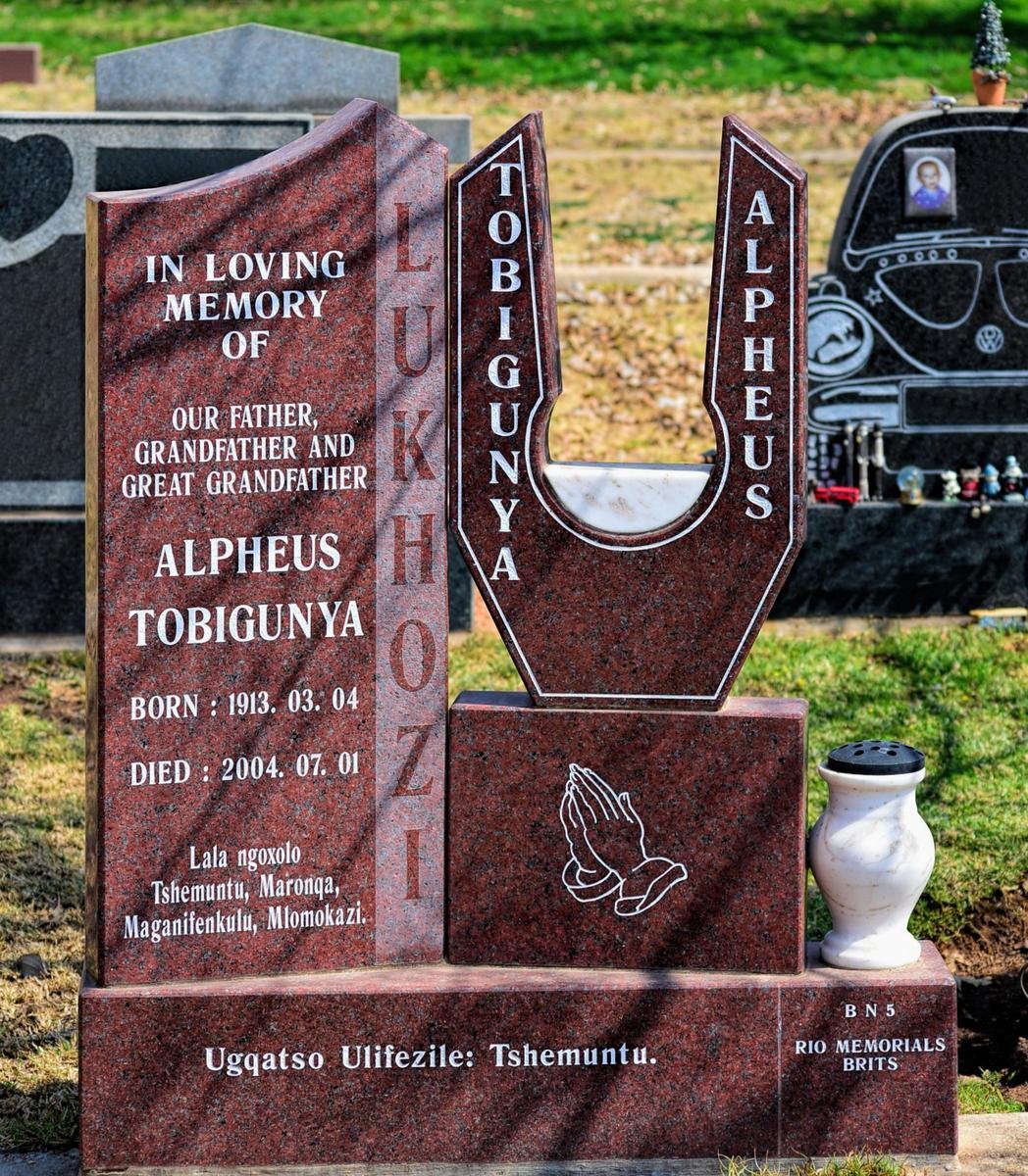 LUKHOZI Alpheus Tobigunya 1913-2004