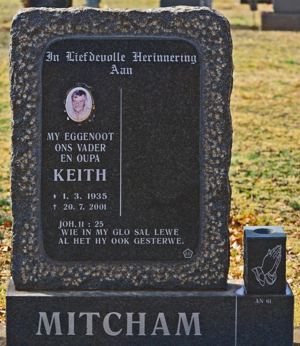MITCHAM Keith 1935-2001