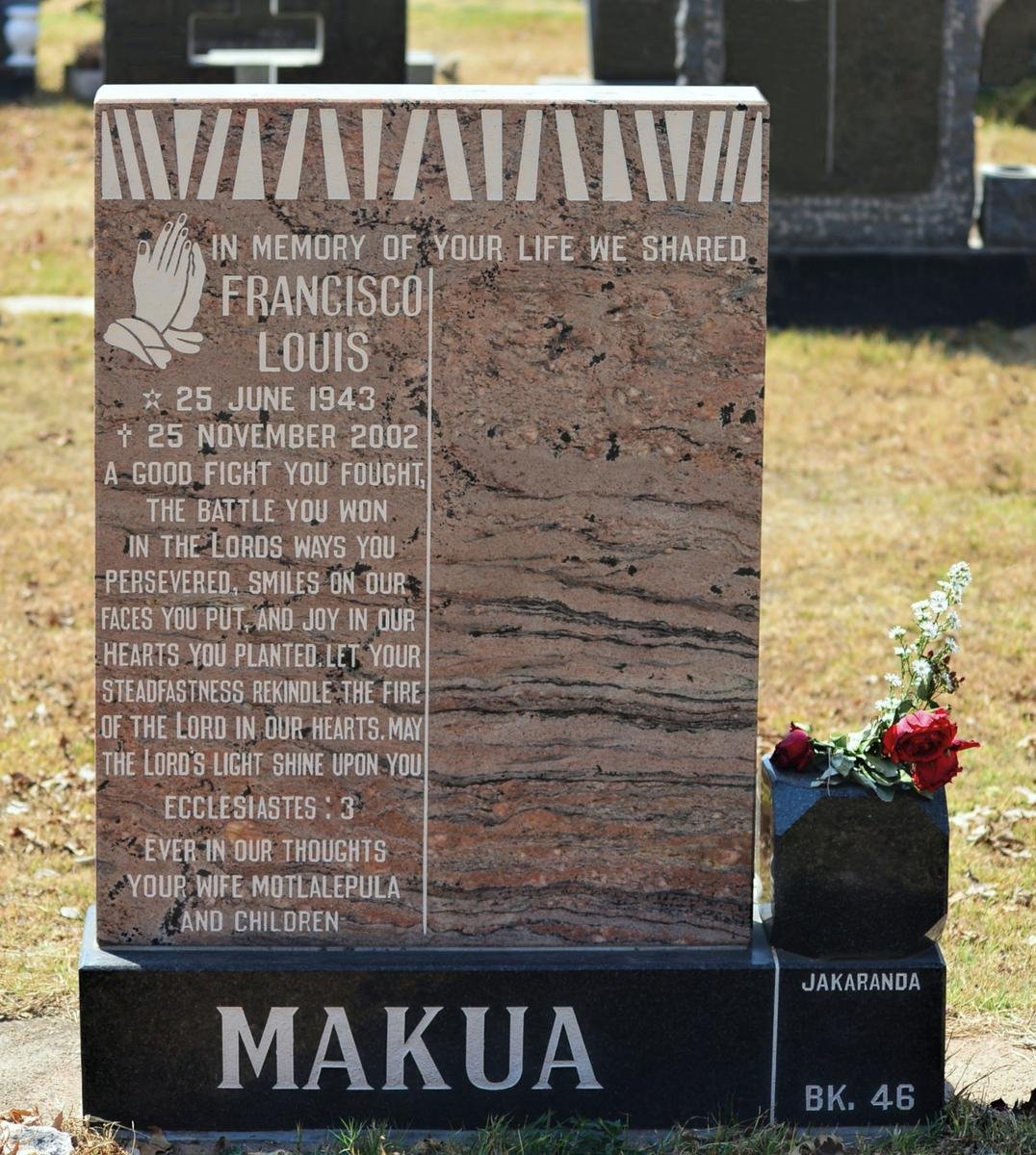 MAKUA Francisco Louis 1943-2002