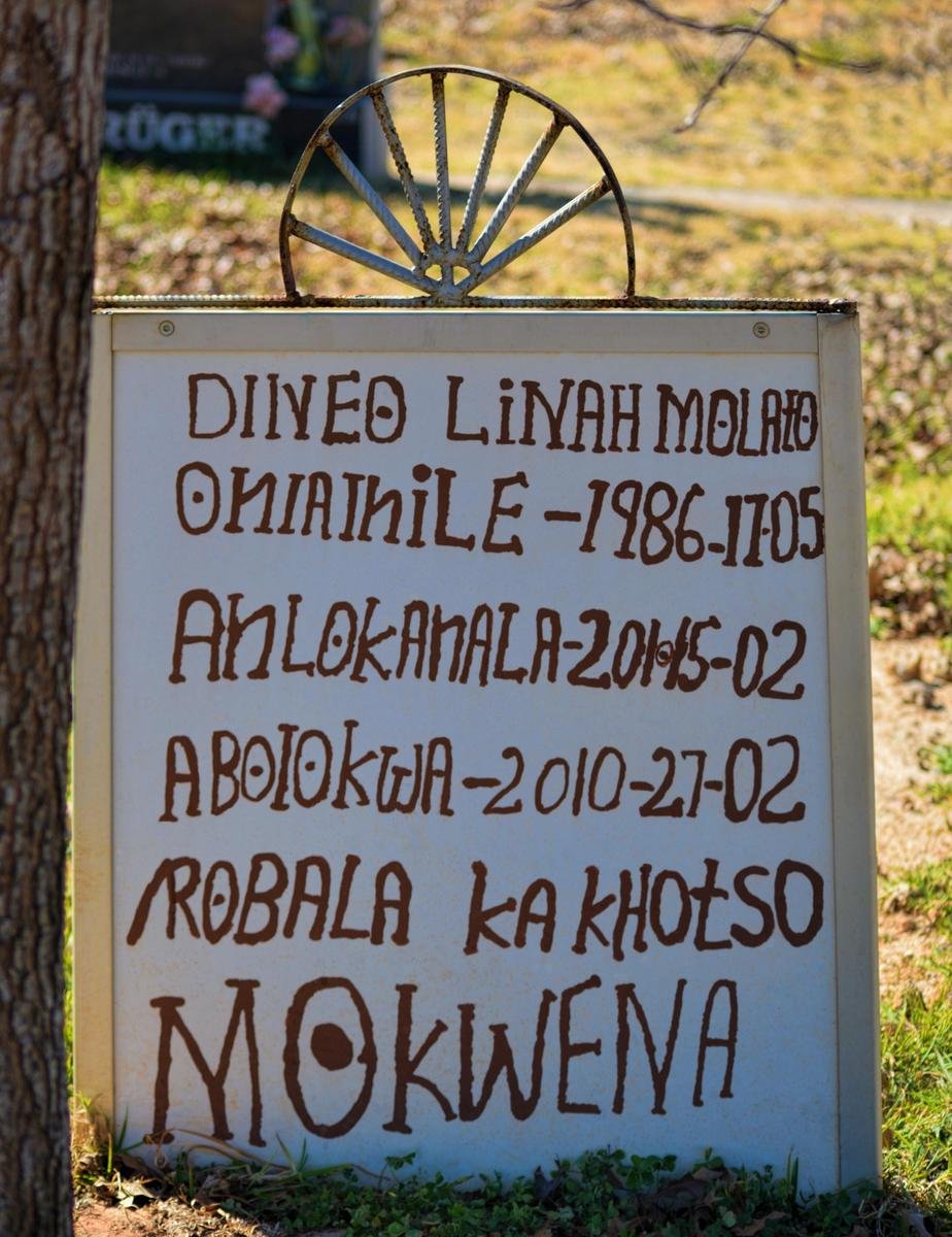 MOKWENA Dineo Linah Molato 1986-2010