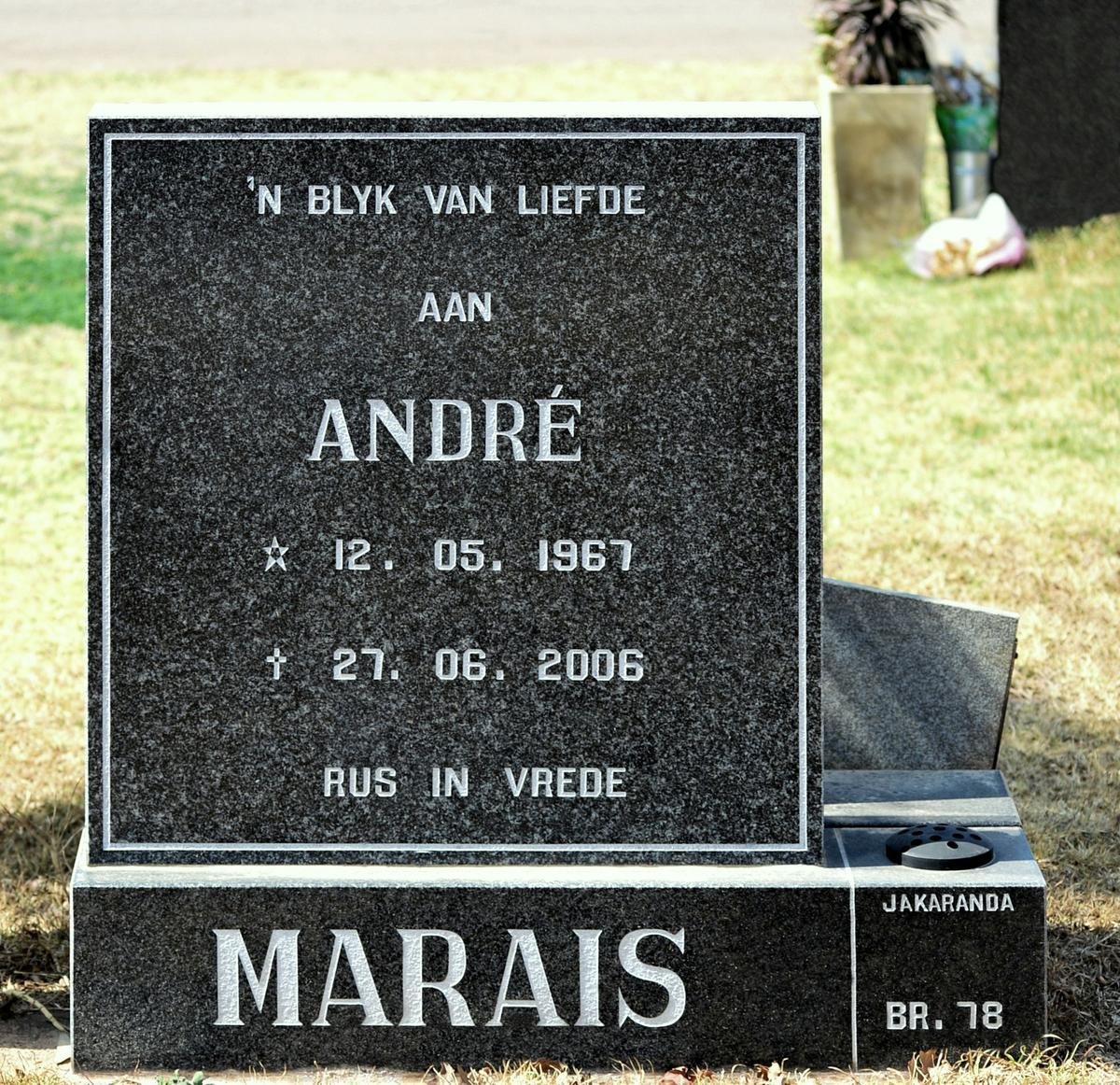 MARAIS André 1967-2006