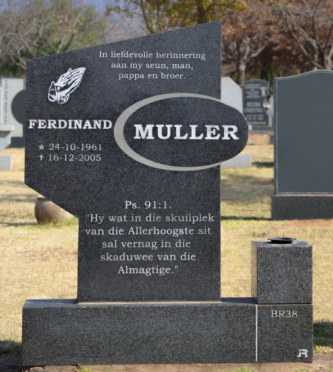 MULLER Ferdinand 1961-2005