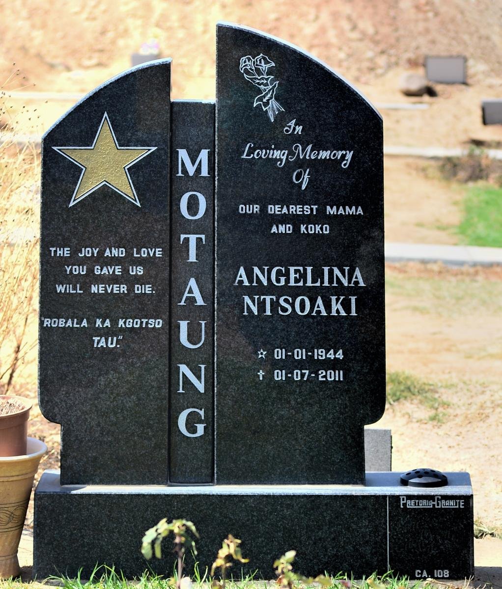 MOTAUNG Angelina Ntsoaki 1944-2011