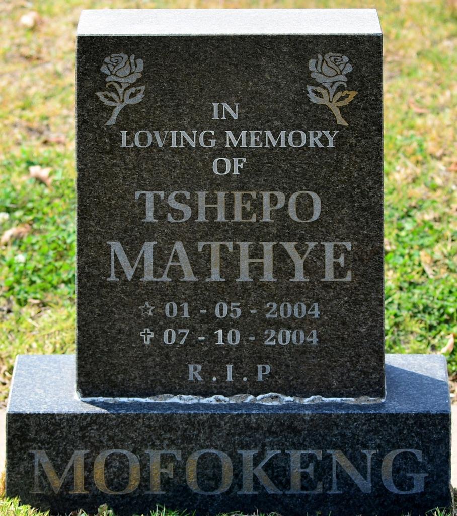 MOFOKENG Tshepo Mathye 2004-2004