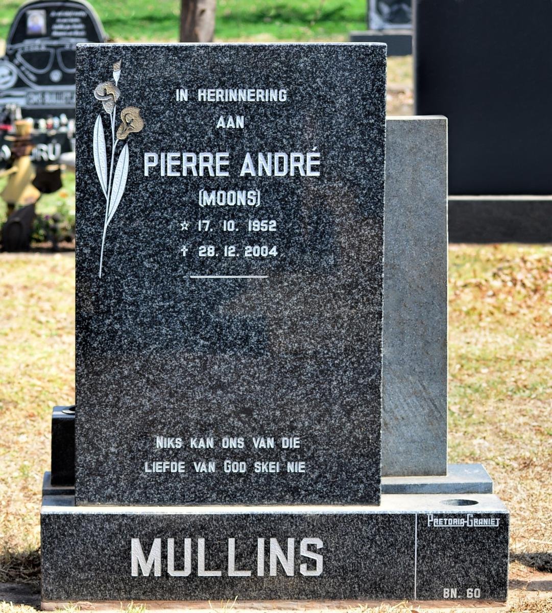 MULLINS Pierre André 1952-2004