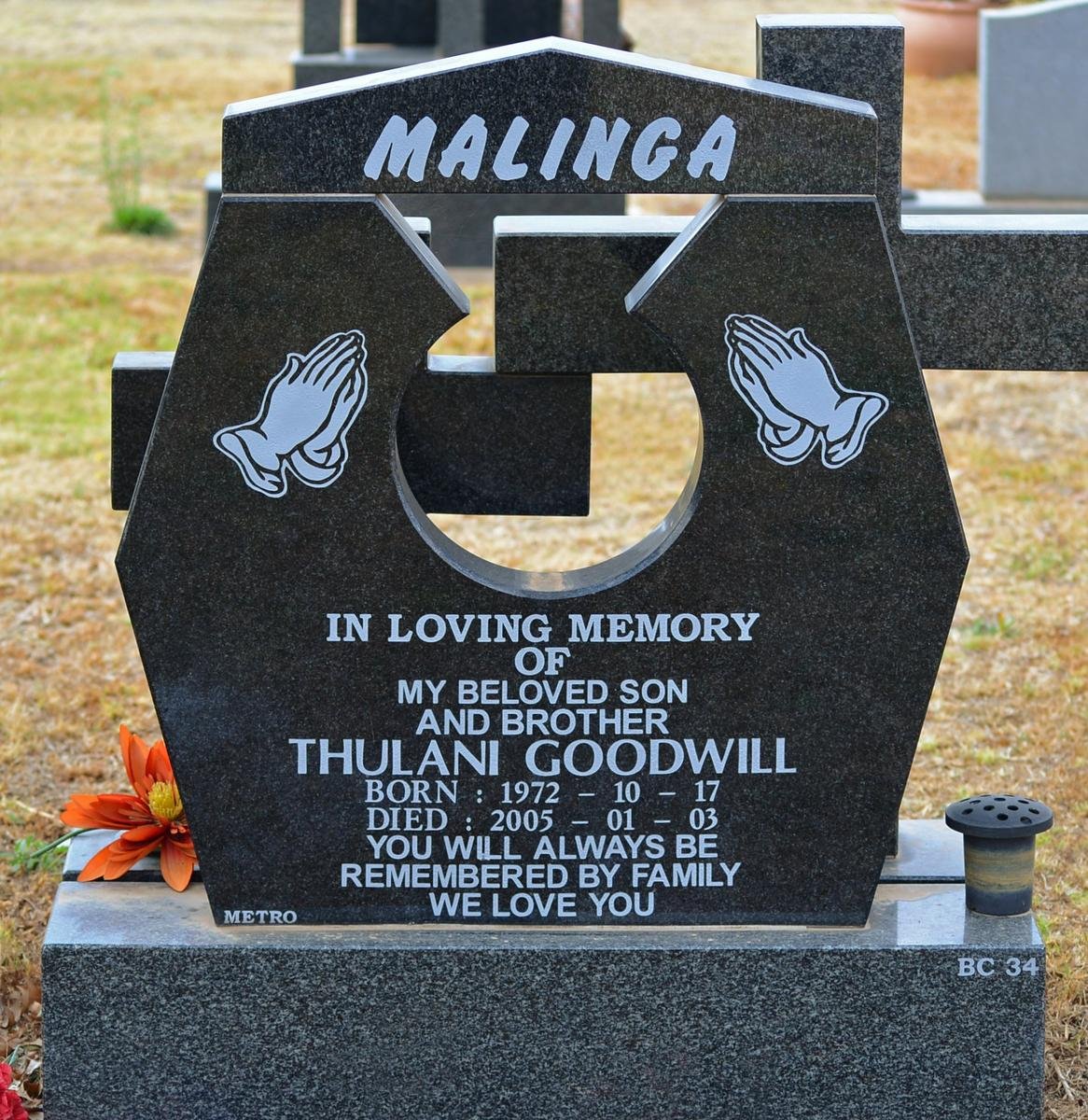 MALINGA Thulani Goodwill 1972-2005