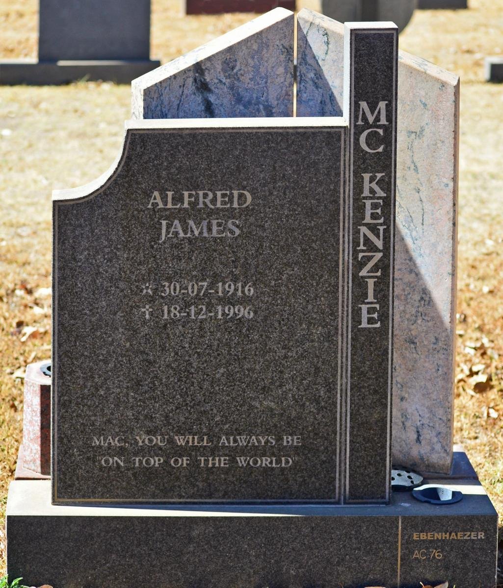 MCKENZIE Alfred James 1916-1996